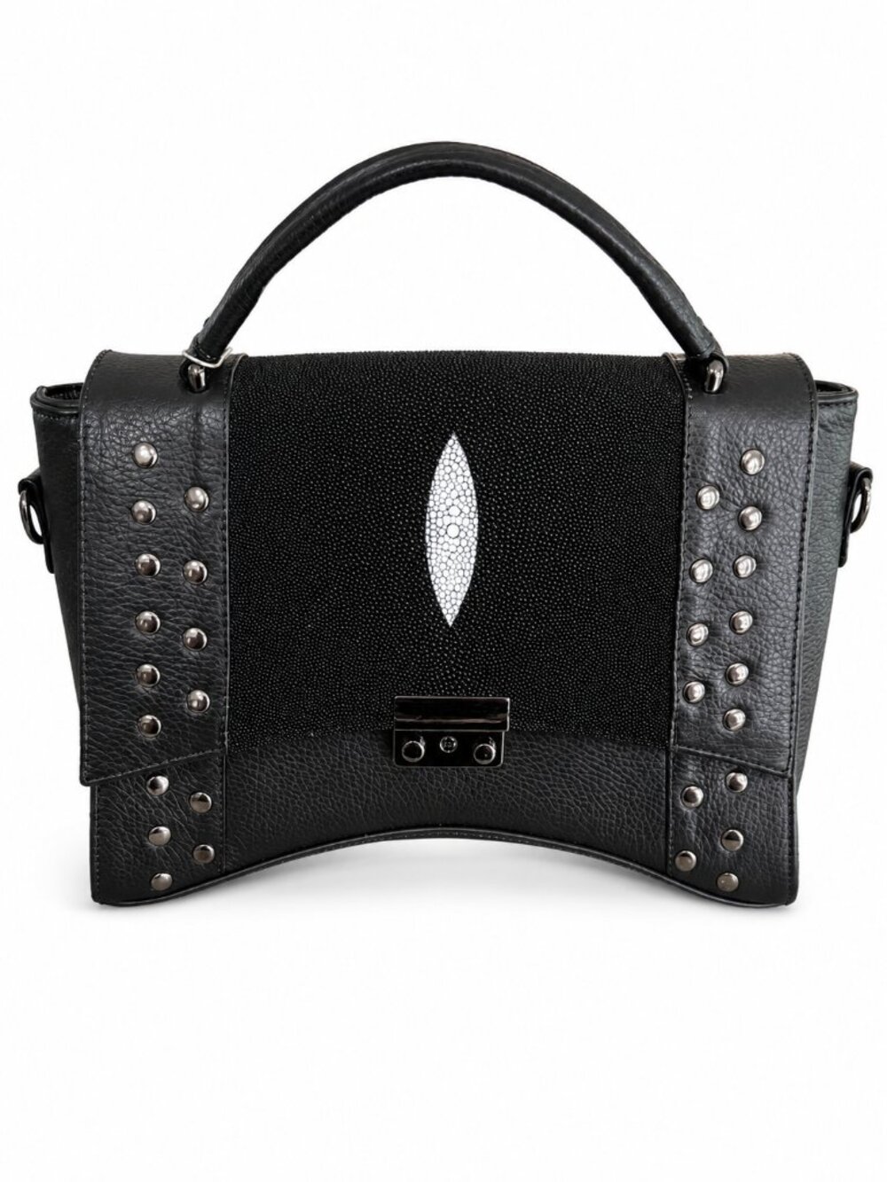 Hand crafted Elegant stingray handbag/shoulder bag